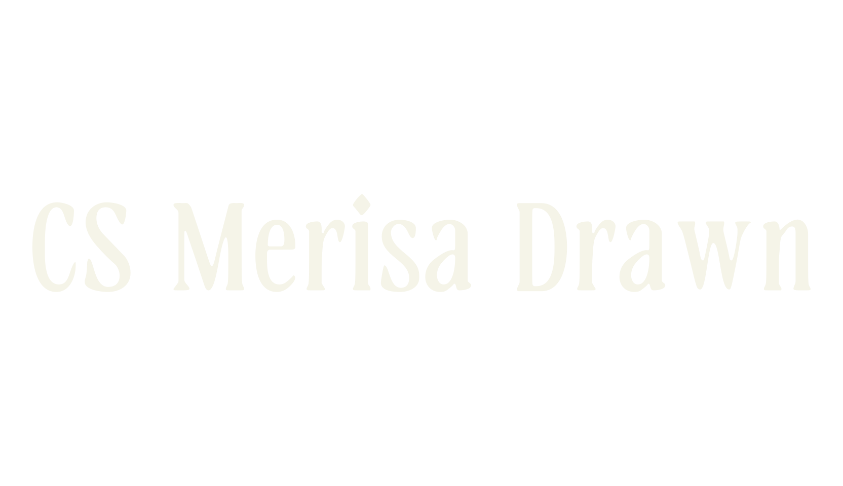 CS Merisa Drawn, display market font preview