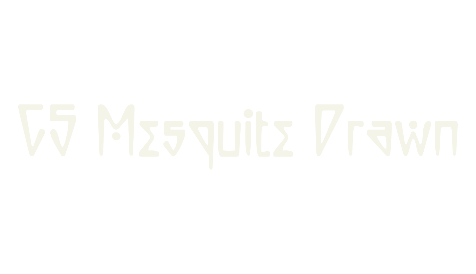 CS Mesquite Drawn, display market font preview
