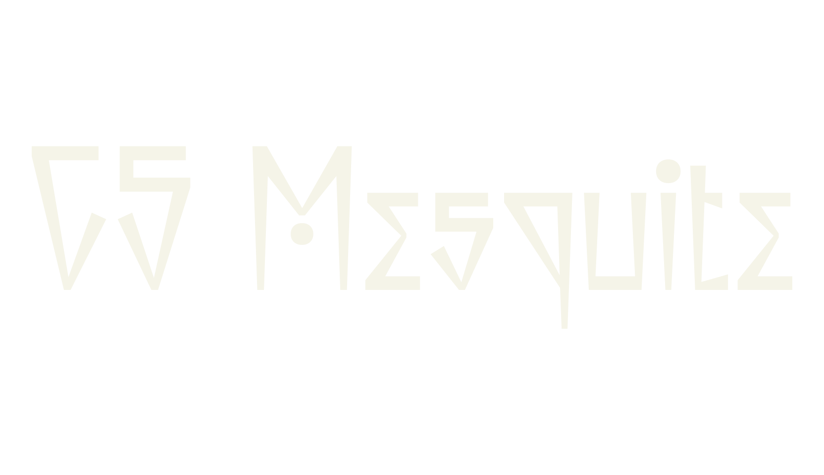 CS Mesquite, tattoo font preview