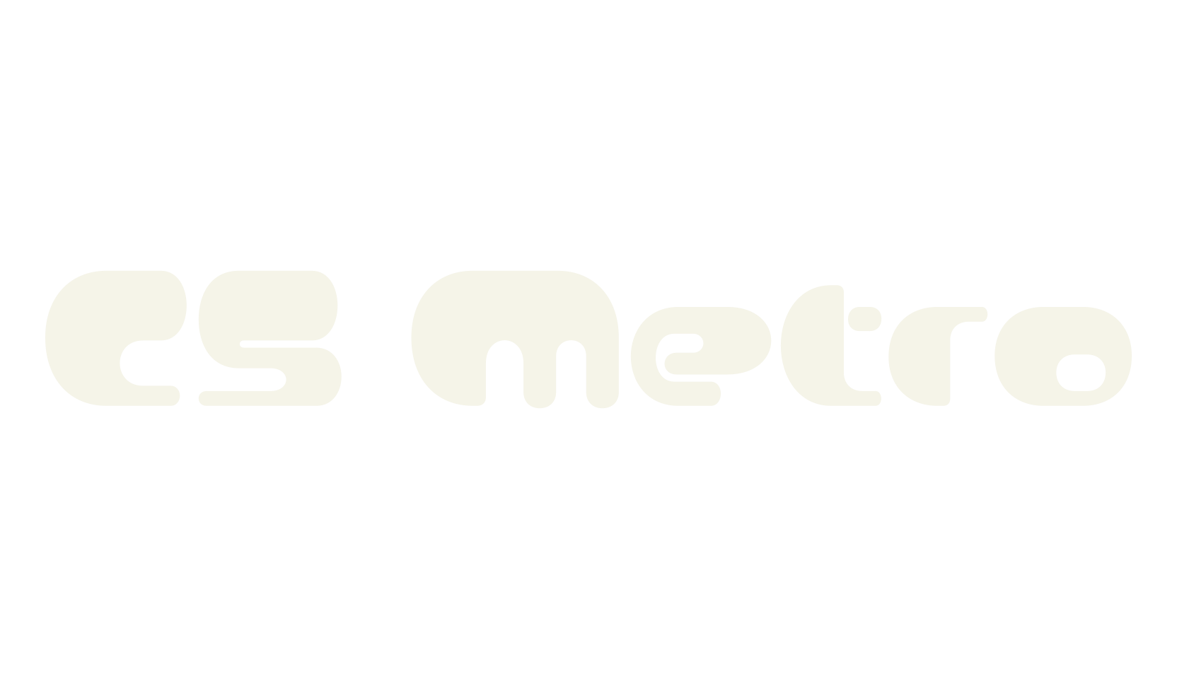 CS Metro, futuristic font preview
