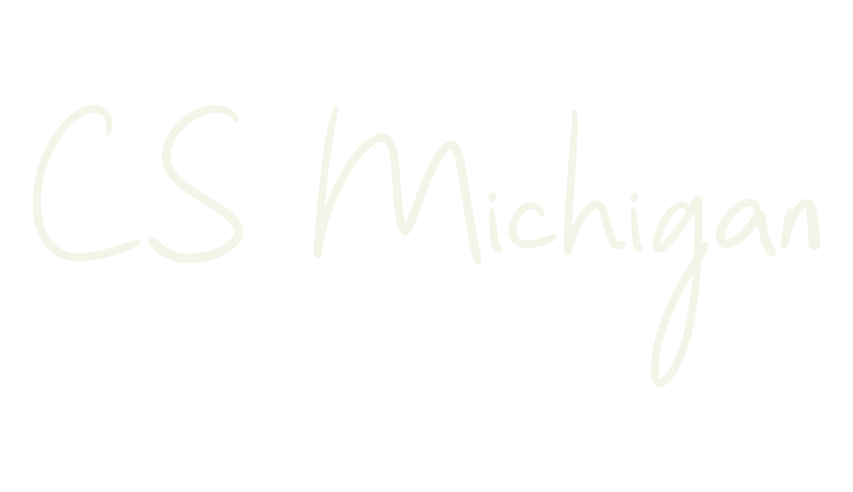 CS Michigan, logo font preview
