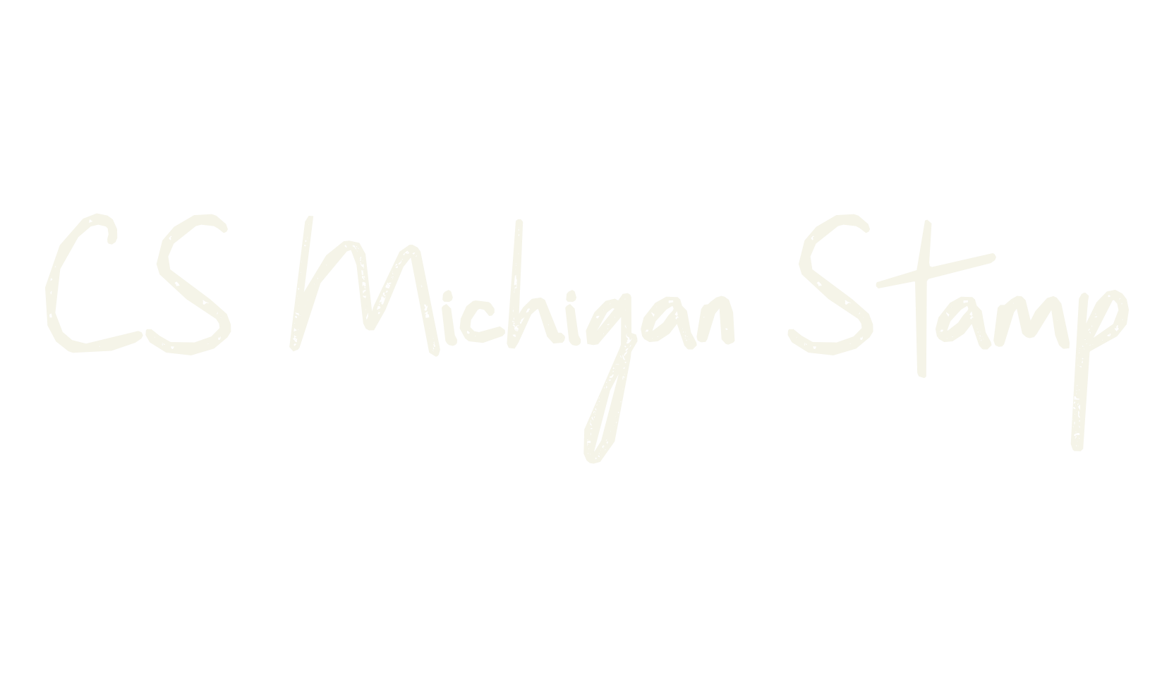 CS Michigan Stamp, display market font preview
