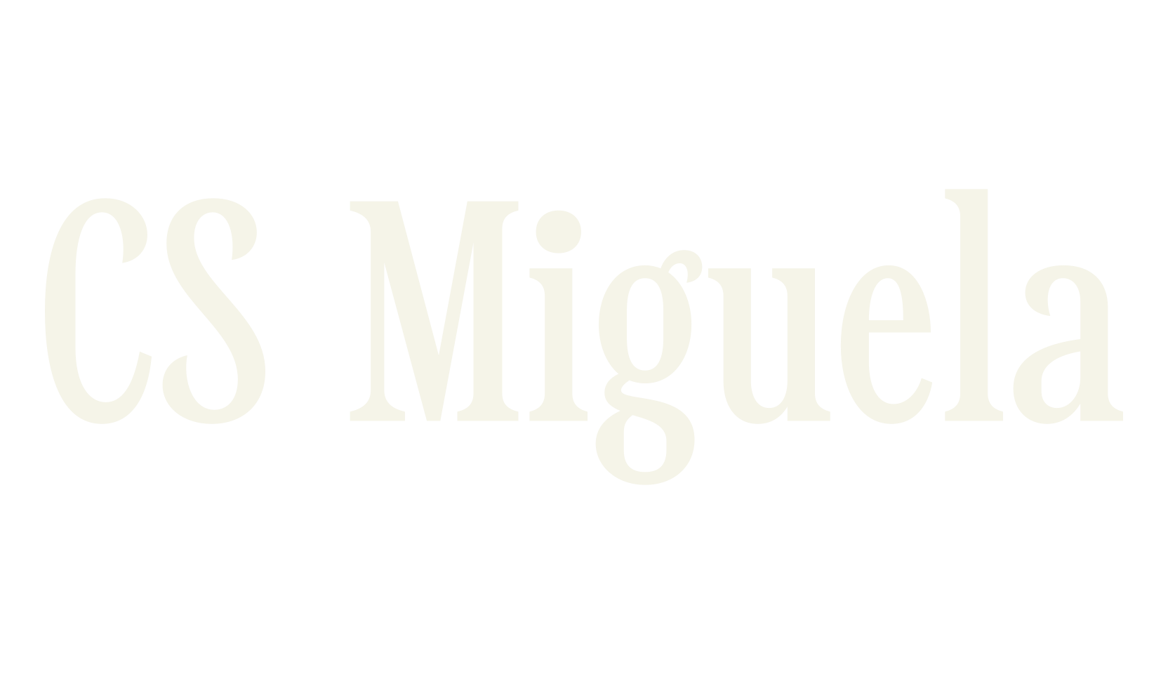CS Miguela, classic font preview