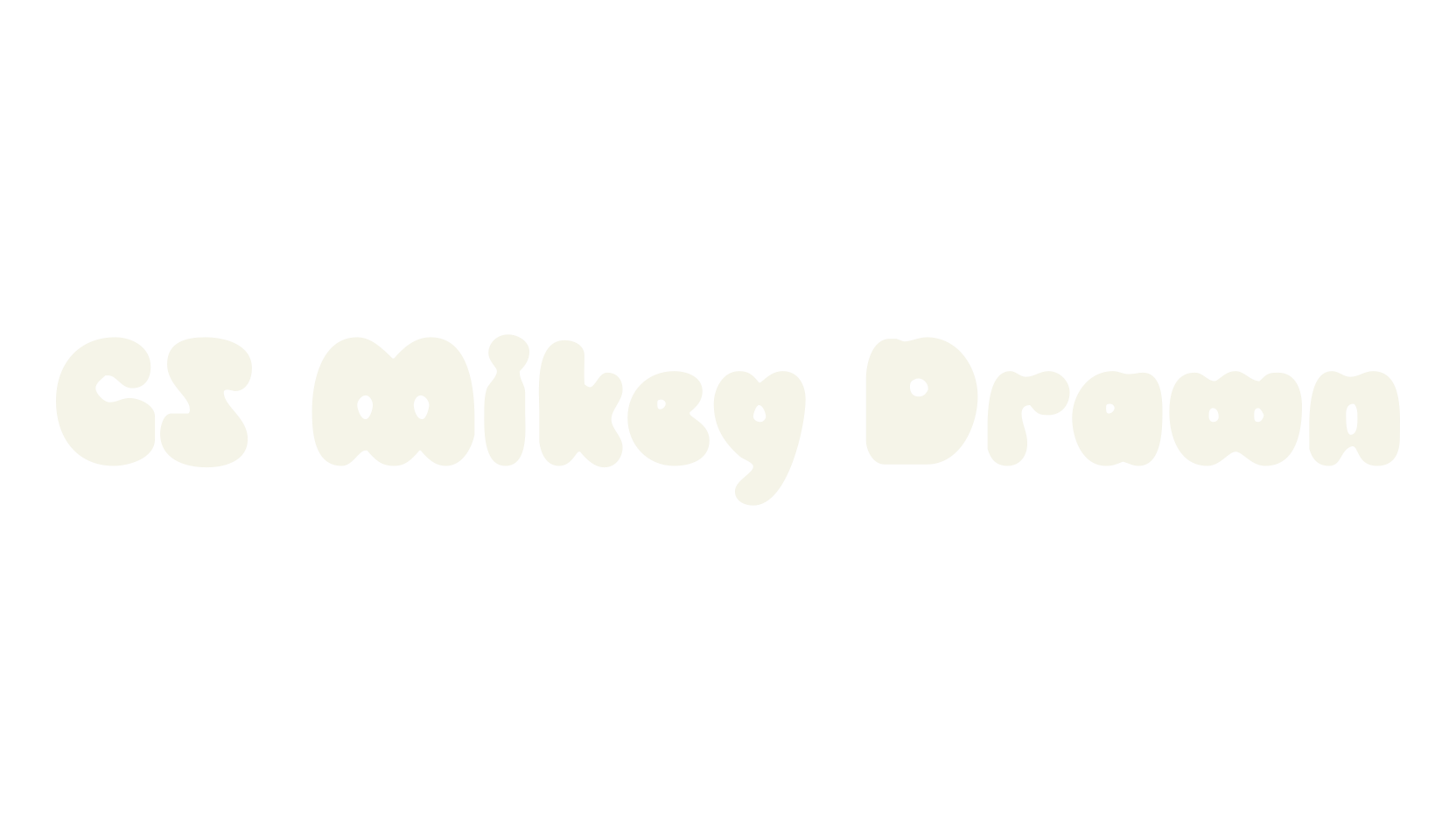 CS Mikey Drawn, display market font preview