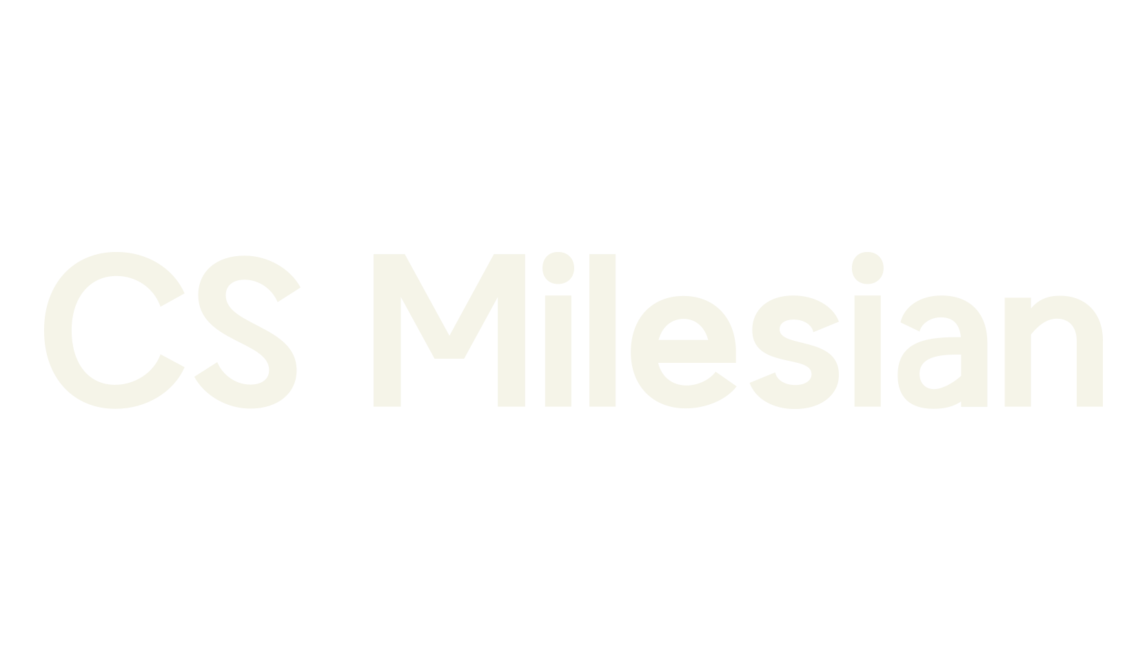 CS Milesian, logo font preview