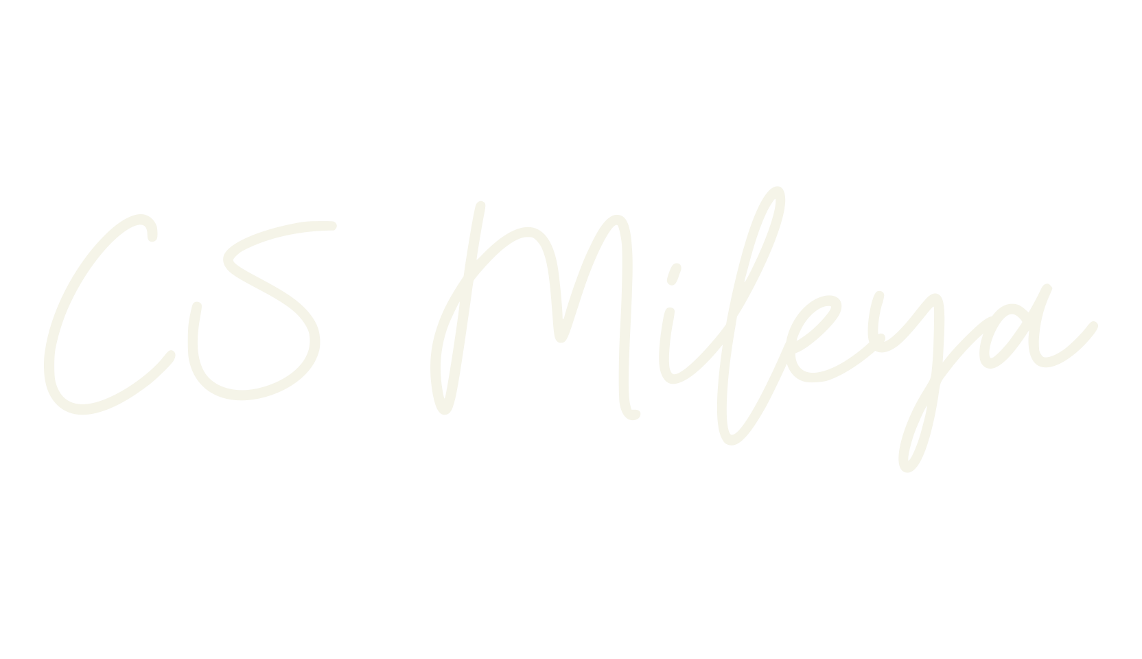CS Mileya, cursive font preview