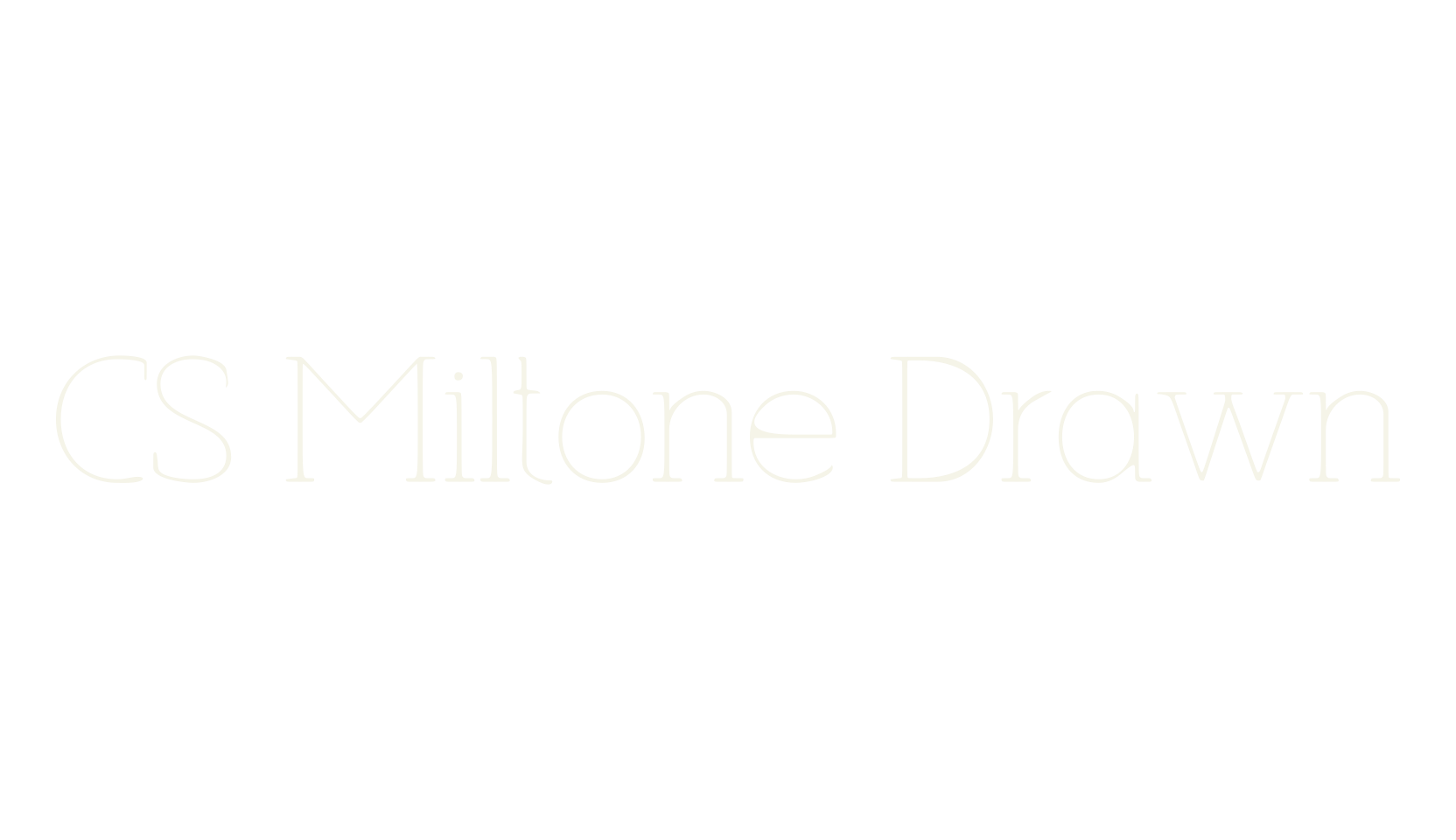 CS Miltone Drawn, display market font preview