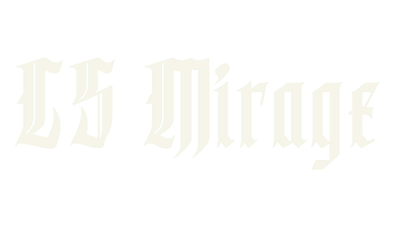 CS Mirage, blackletter font preview