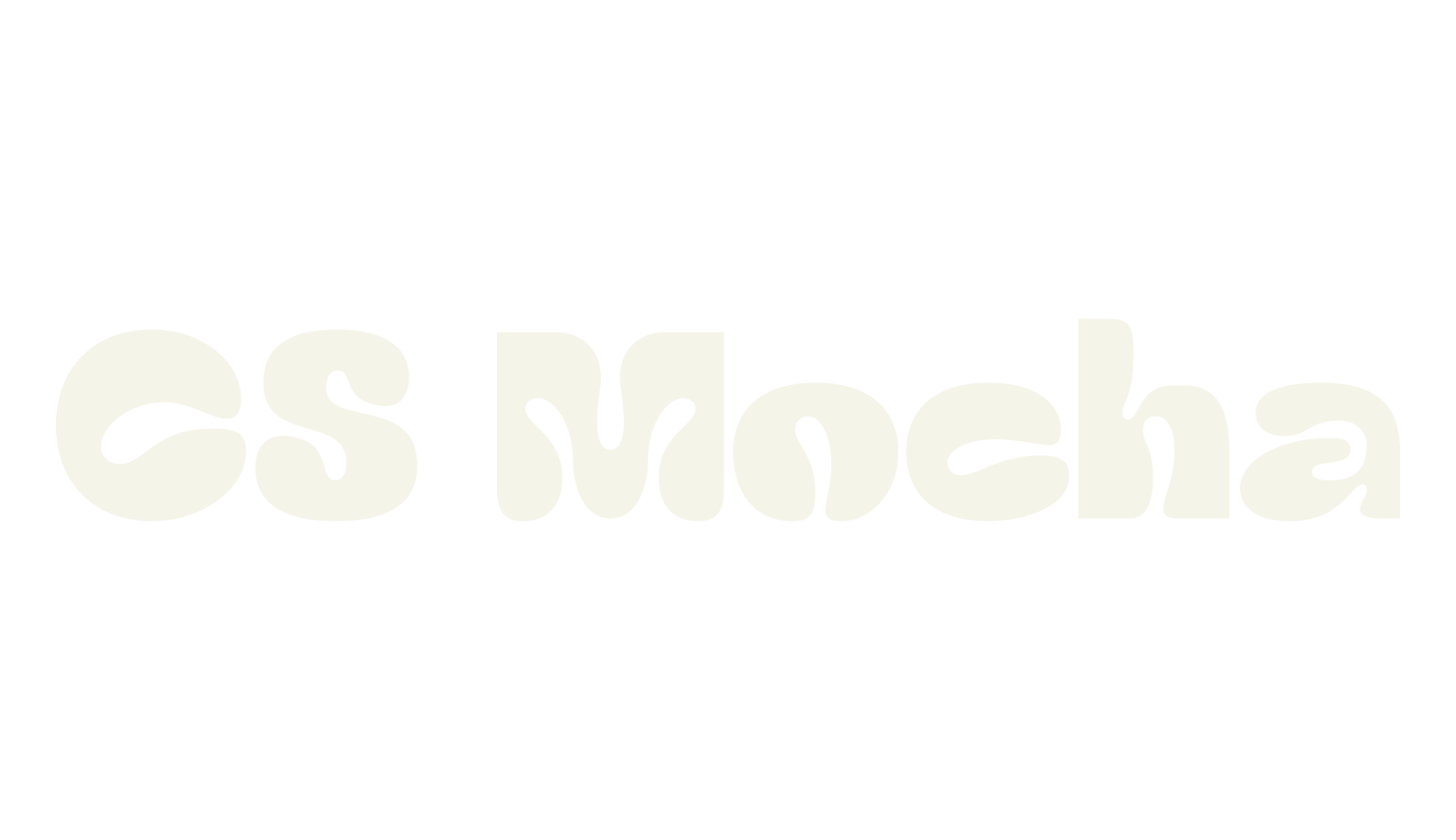 CS Mocha, funky font preview