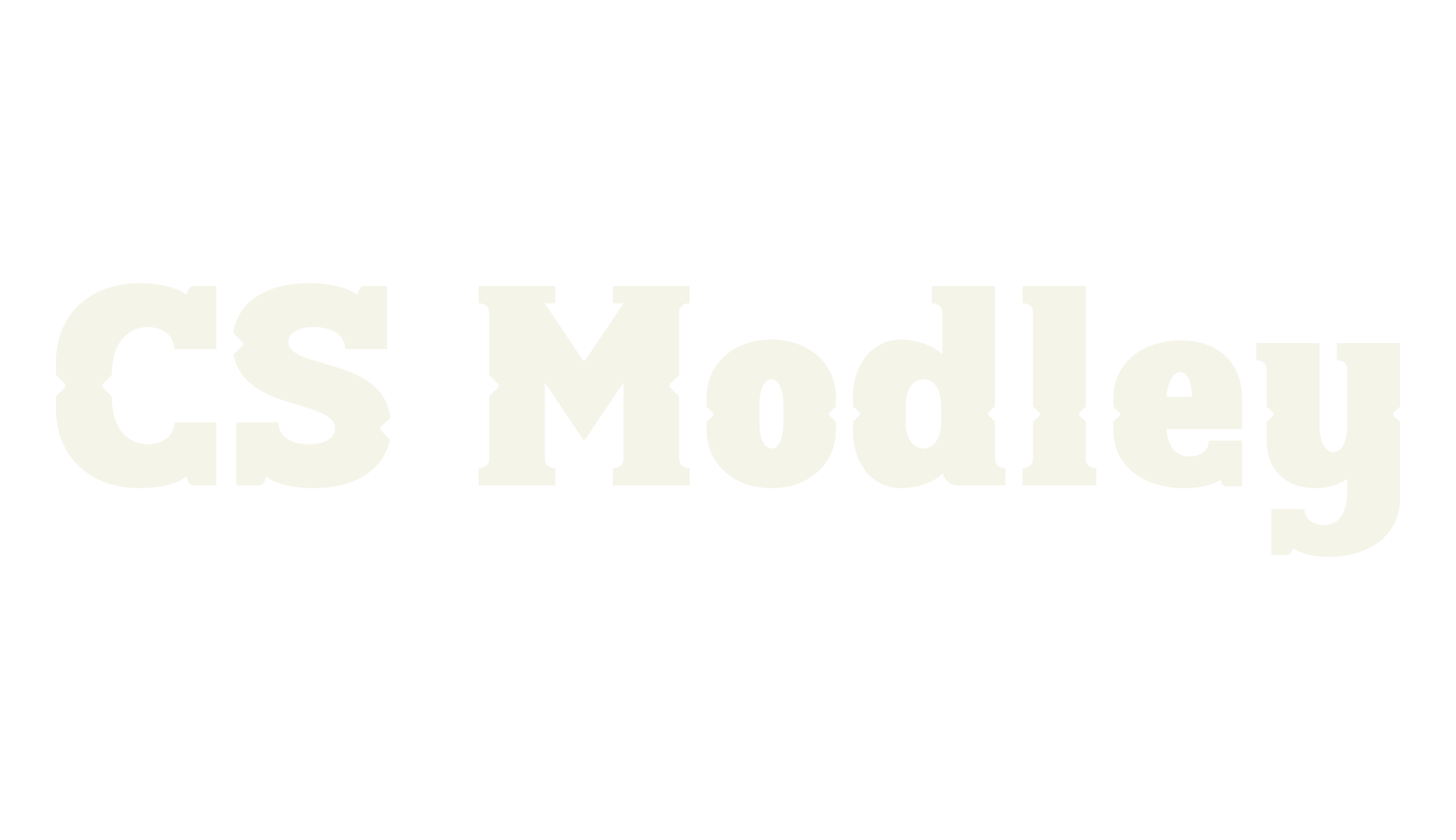 CS Modley, serif font preview