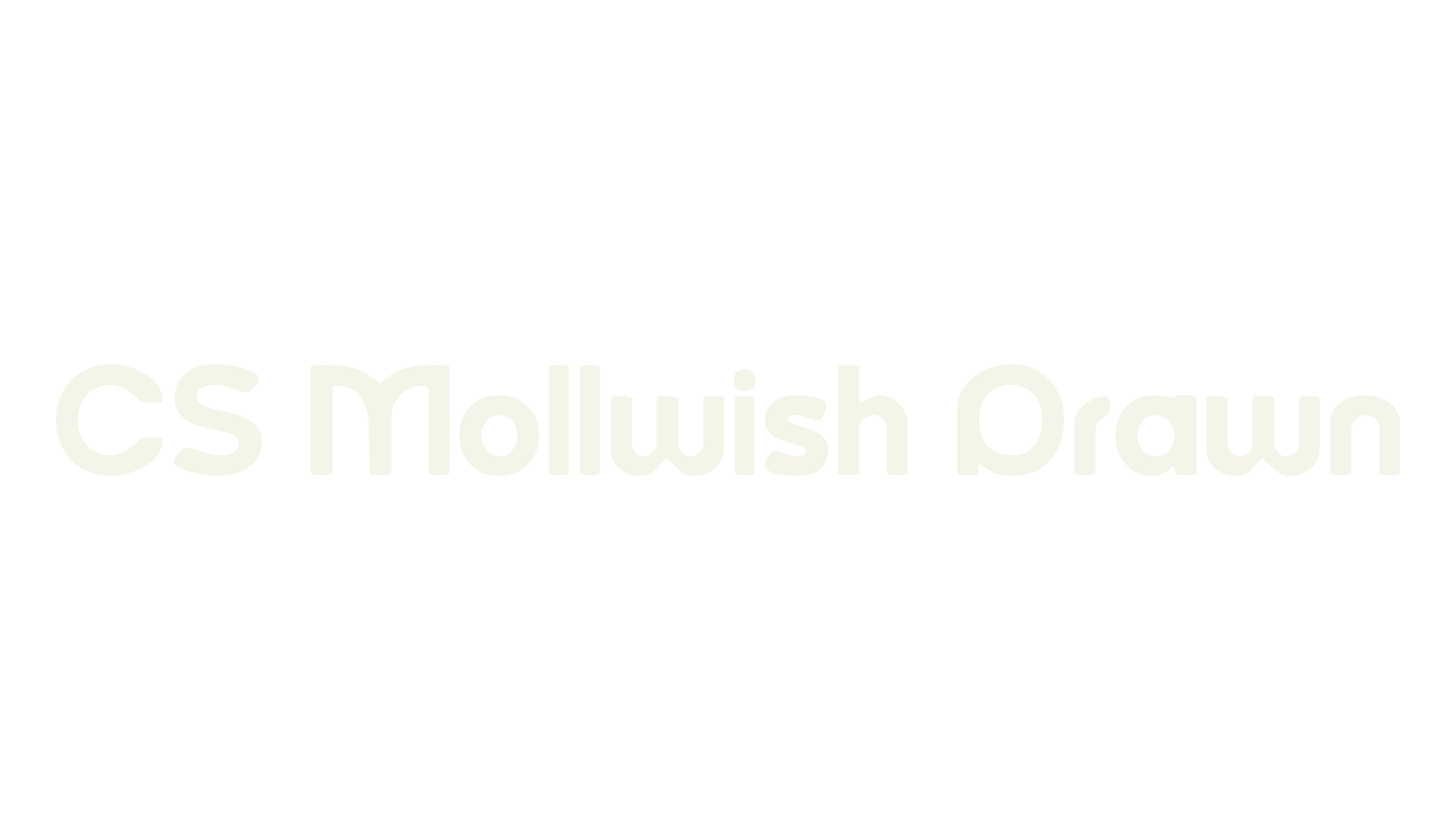 CS Mollwish Drawn, display market font preview