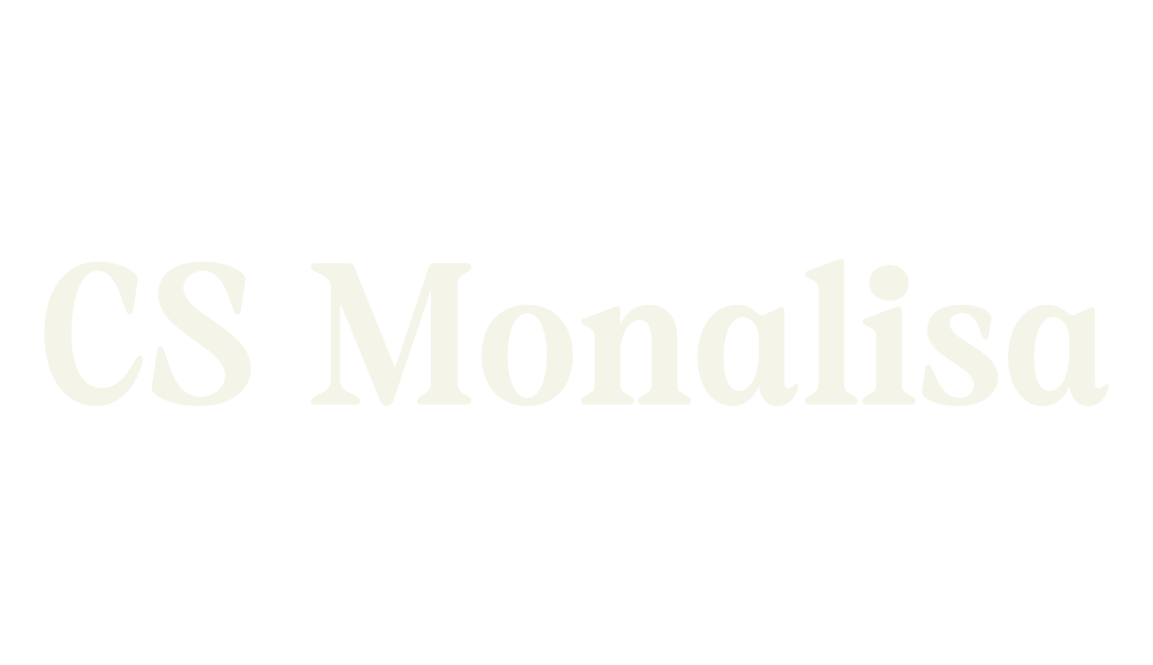 CS Monalisa, business font preview