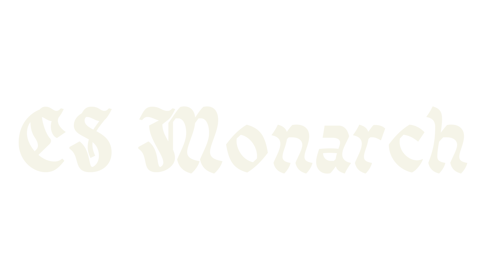 CS Monarch, blackletter font preview