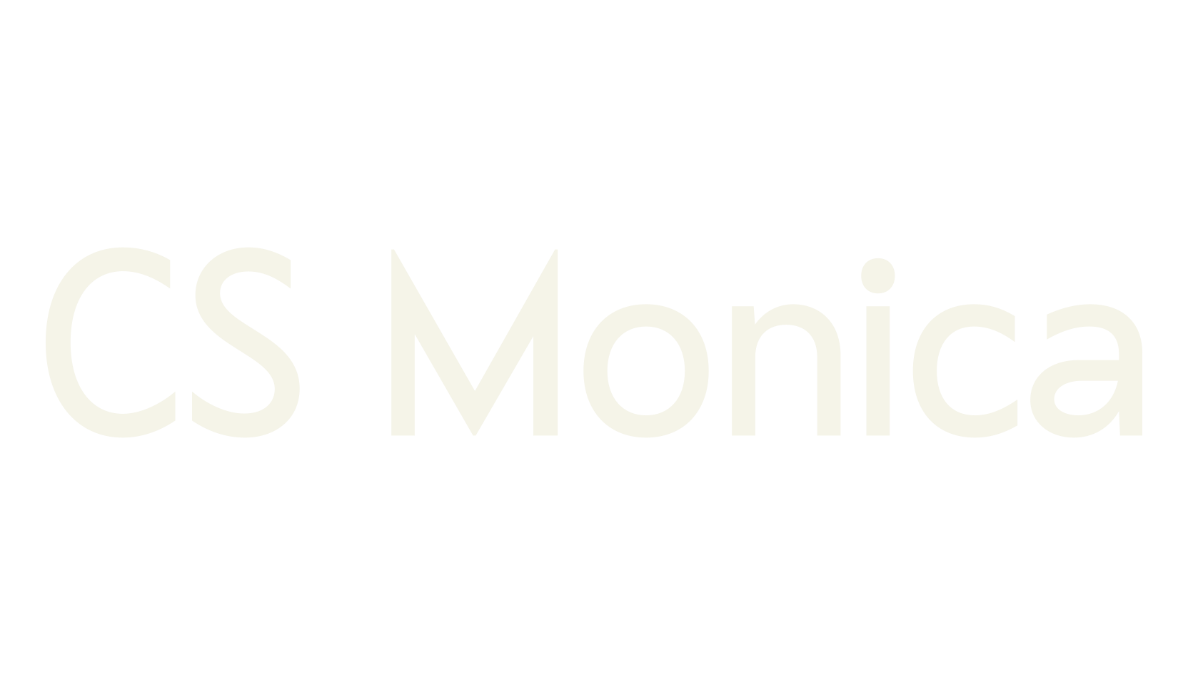 CS Monica, business font preview
