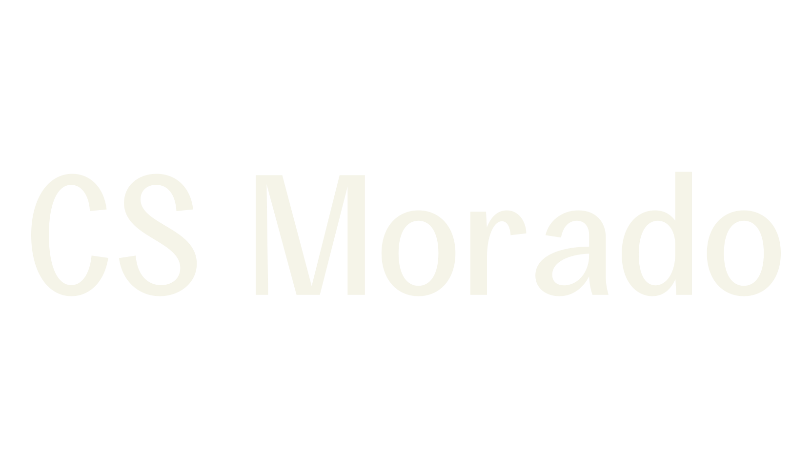 CS Morado, brand font preview