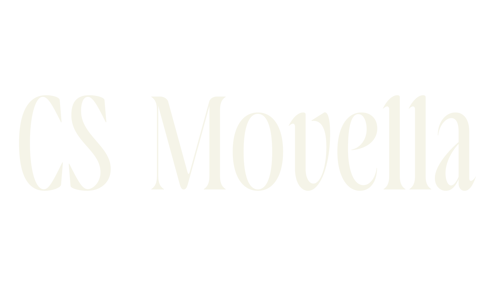 CS Movella, condensed font preview