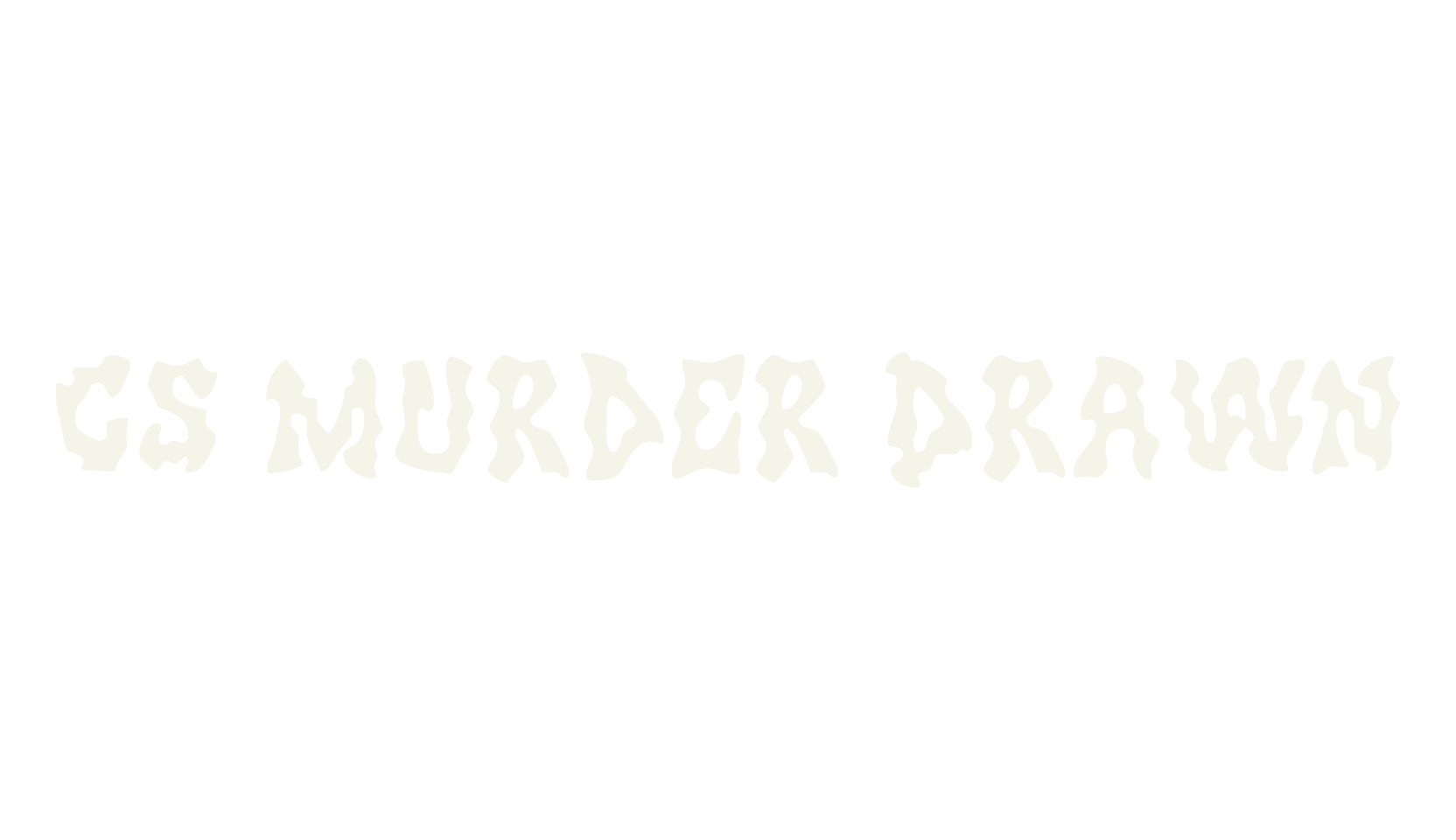 CS Murder Drawn, display market font preview