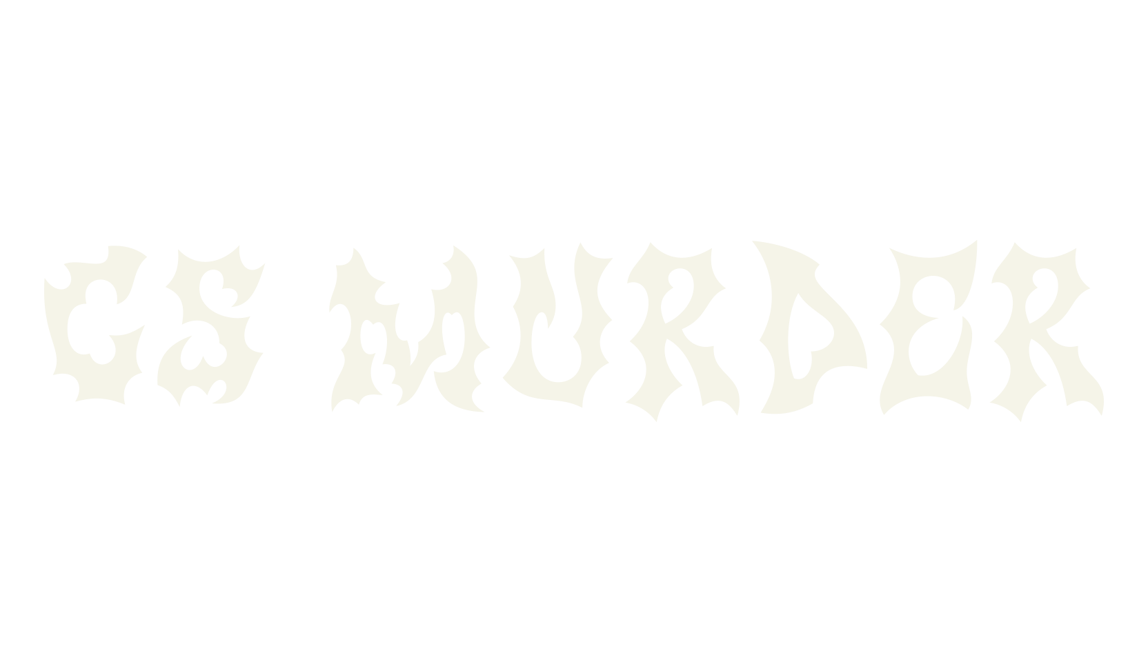 CS Murder, album cover font preview