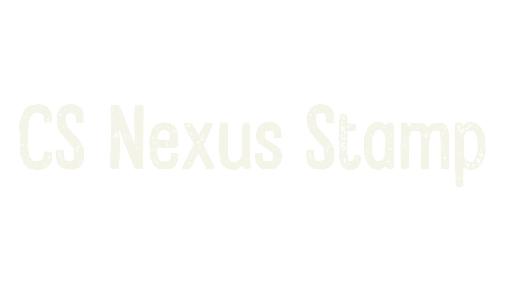 CS Nexus Stamp, sans font preview