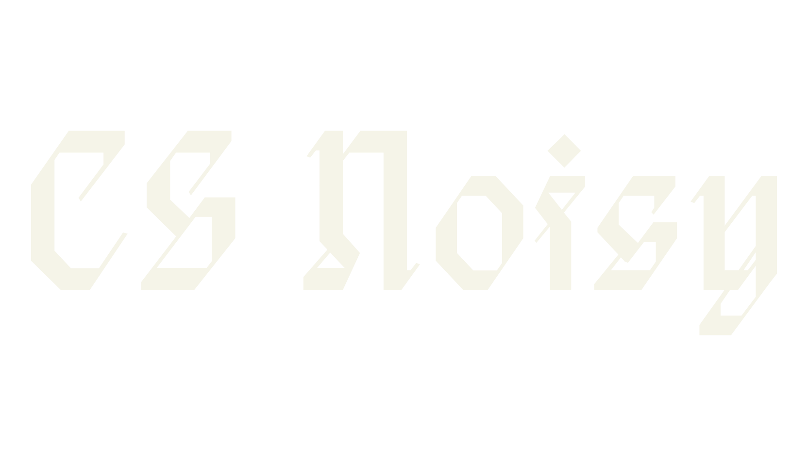 CS Noisy, blackletter font preview