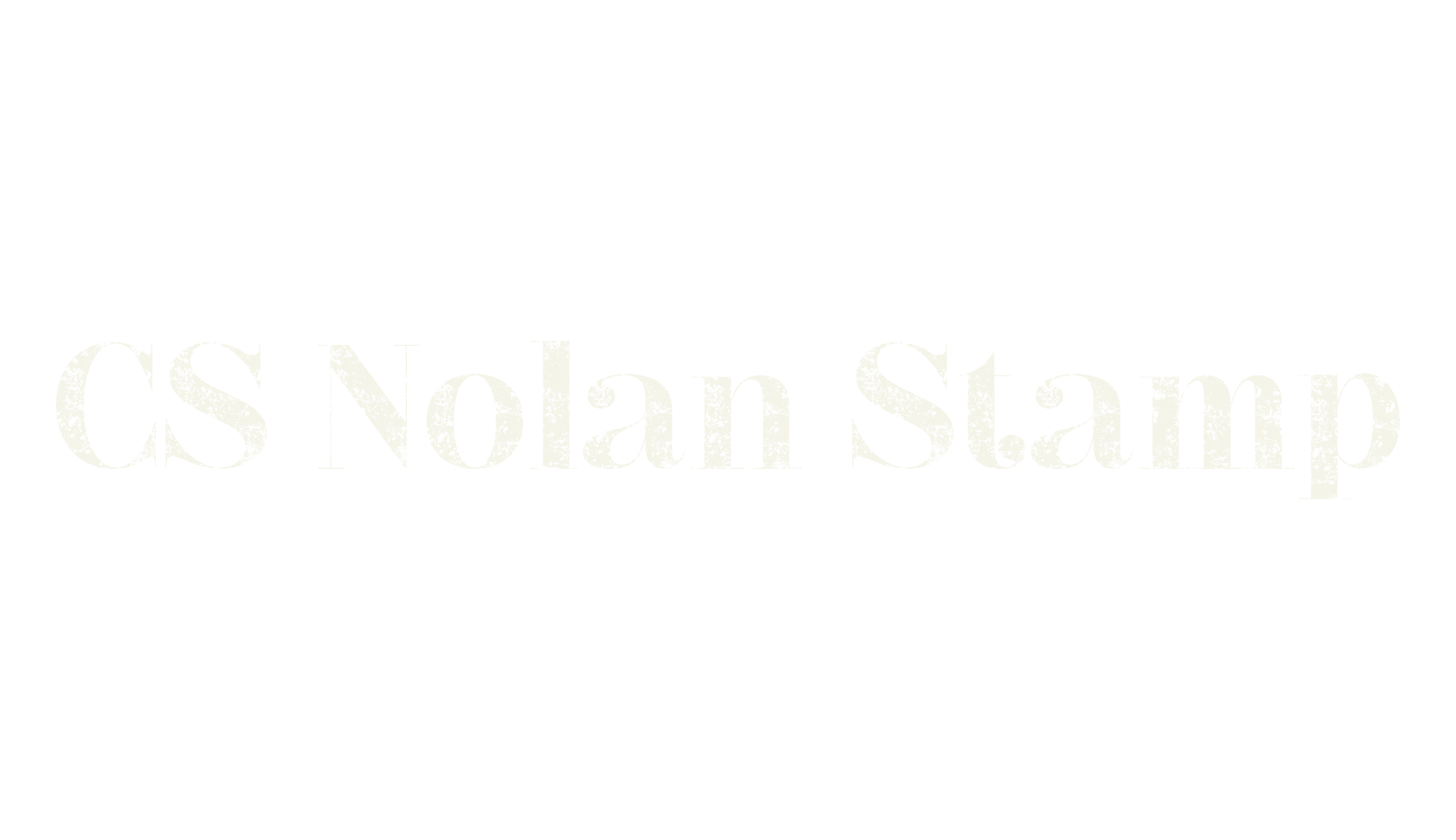 CS Nolan Stamp, display market font preview