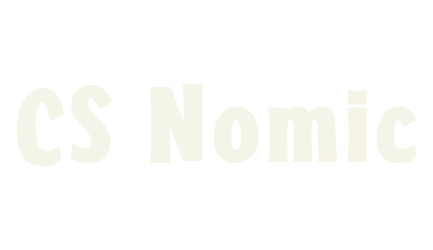 CS Nomic, fun font preview