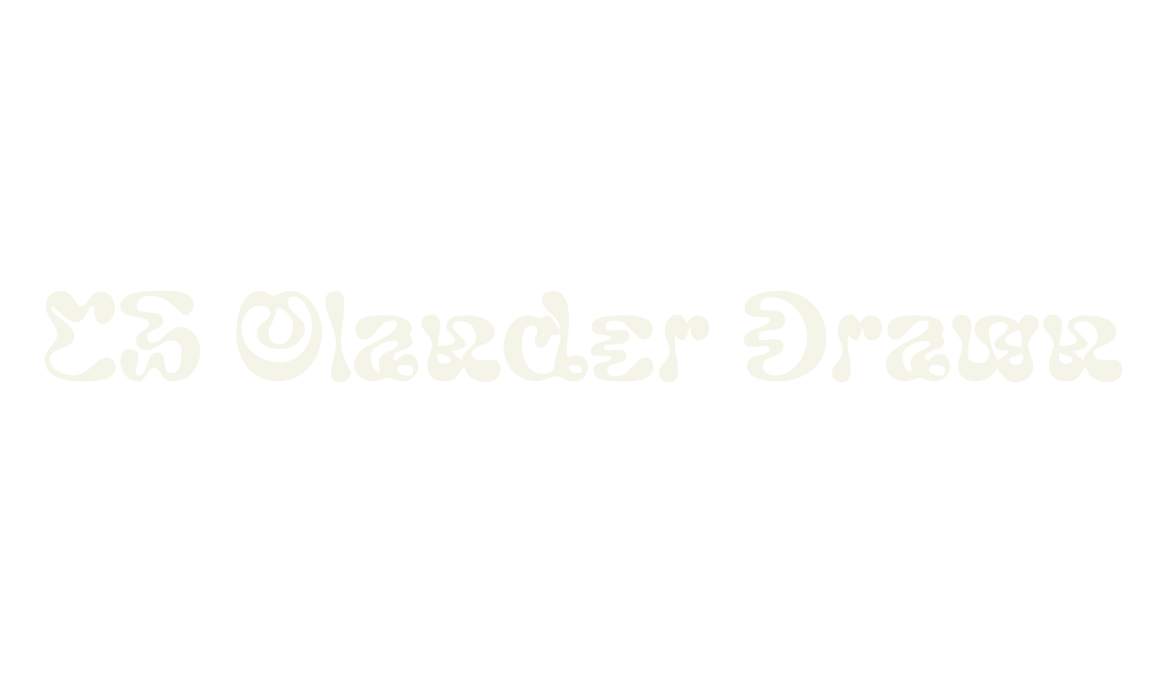 CS Olander Drawn, display market font preview