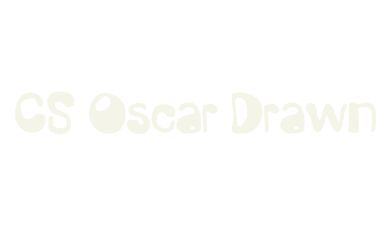 CS Oscar Drawn, display market font preview