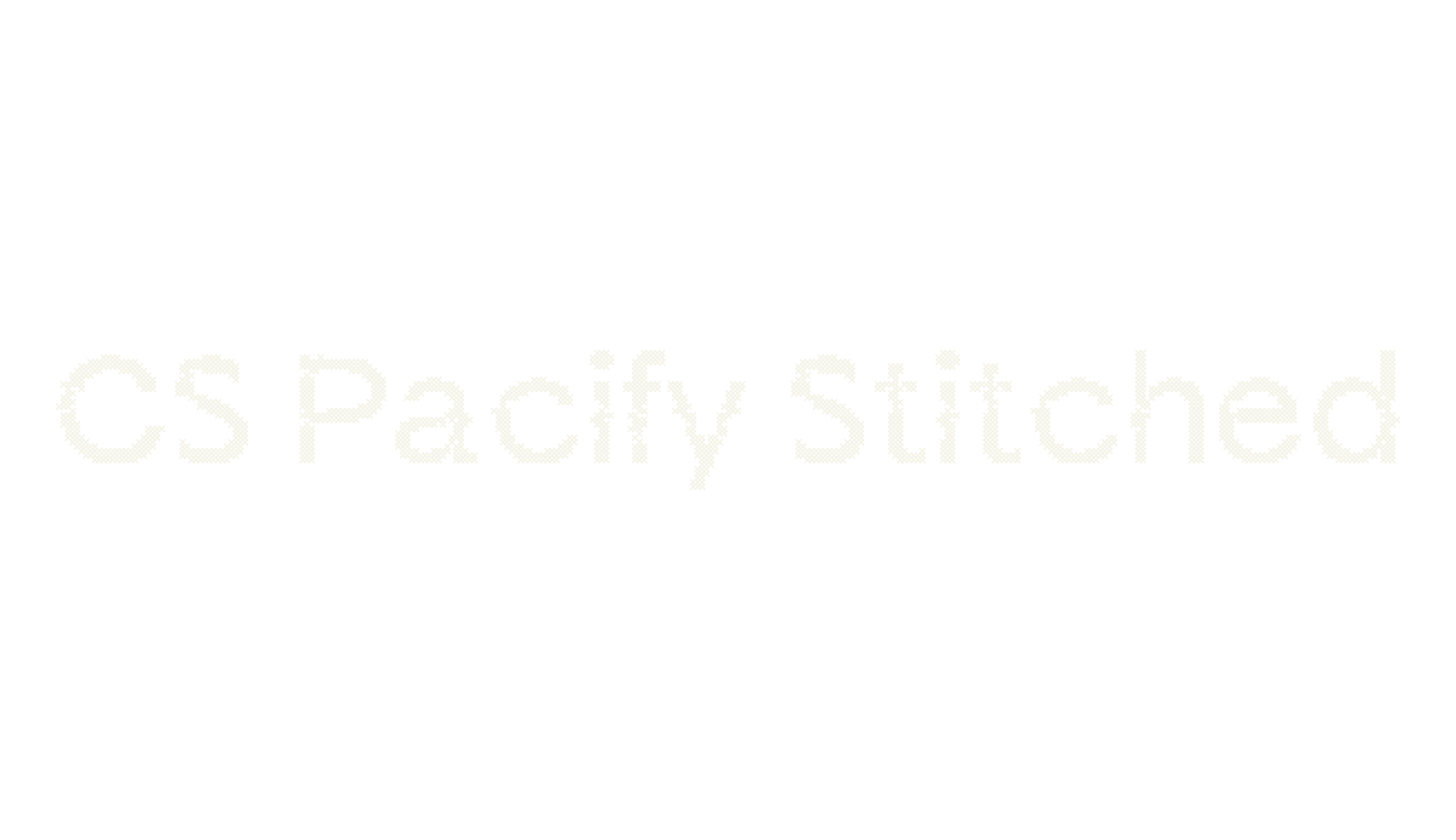 CS Pacify Stitched, sans font preview