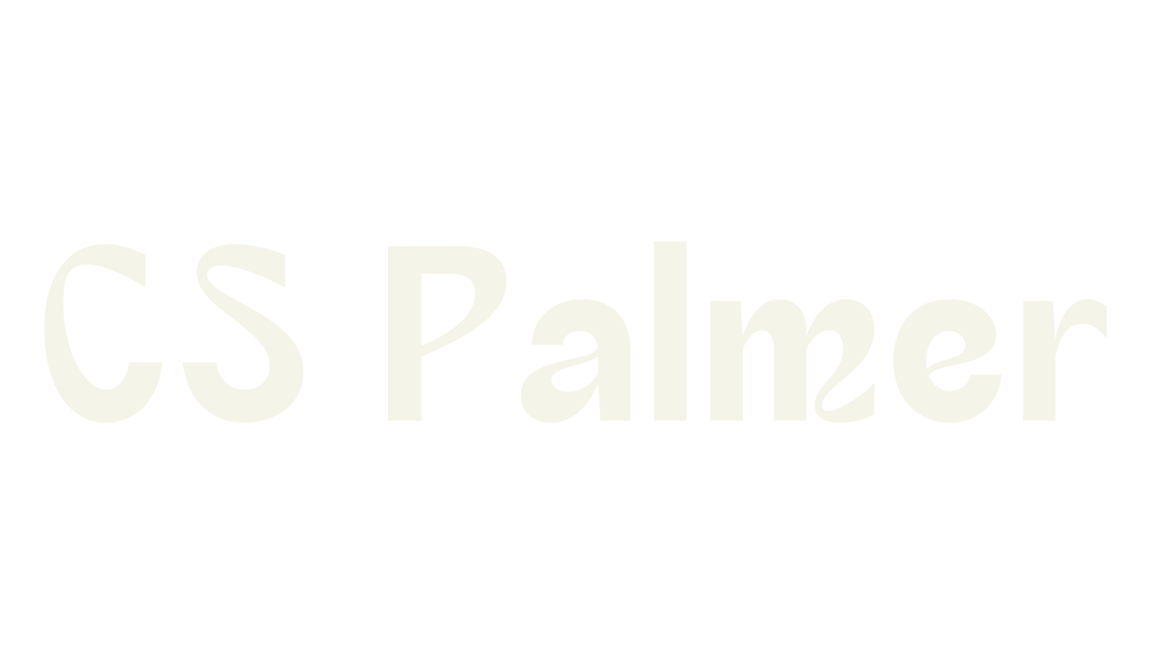 CS Palmer, art deco font preview