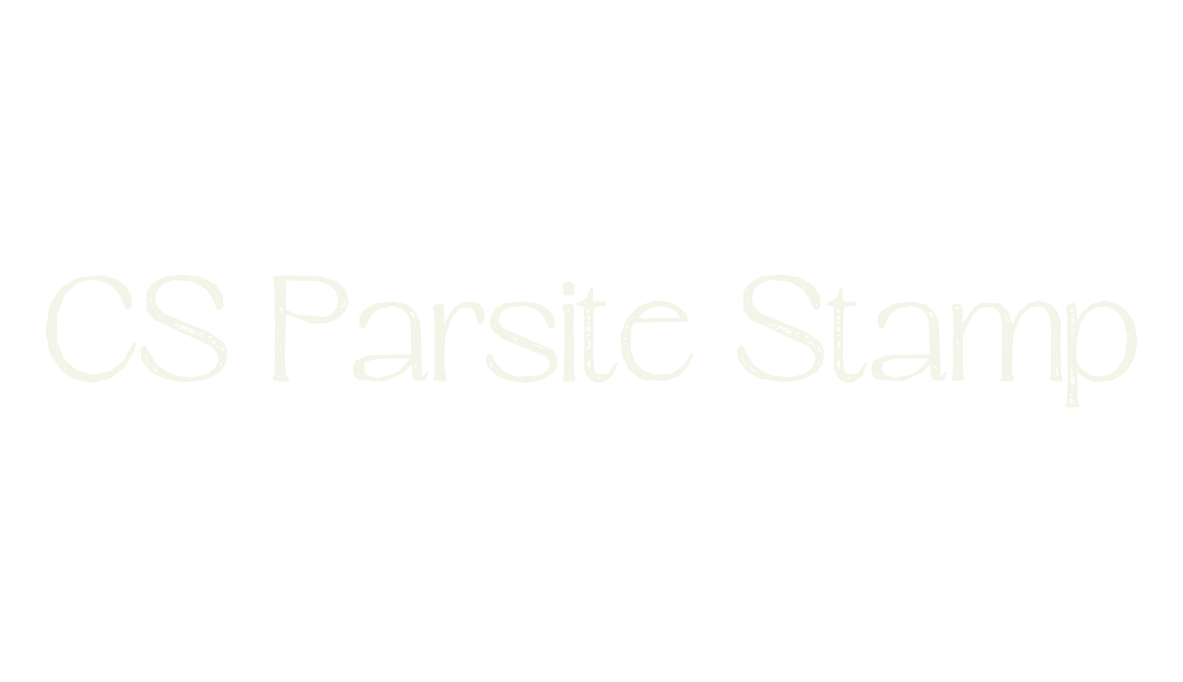 CS Parsite Stamp, serif font preview