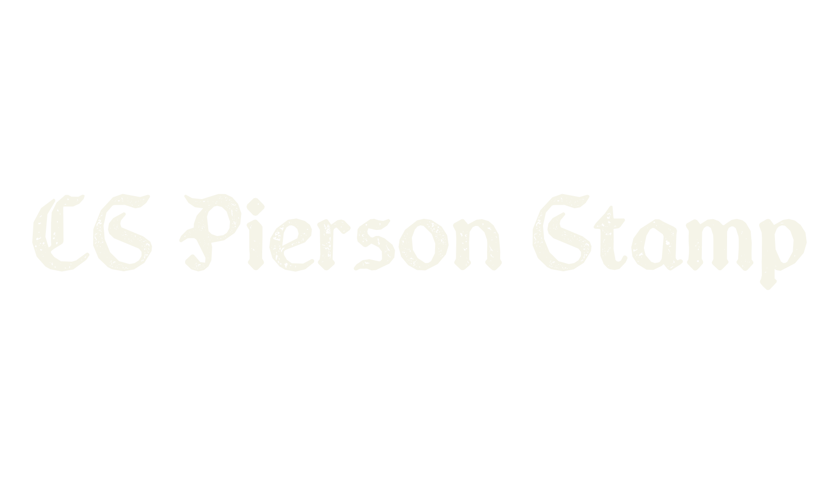 CS Pierson Stamp, fantasy font preview