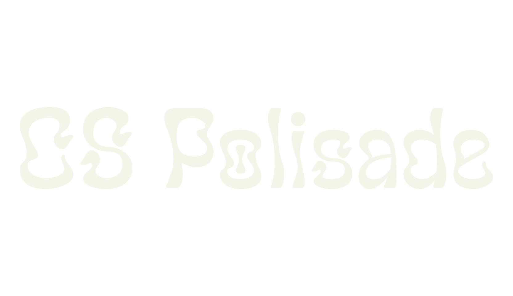 CS Polisade, weird font preview