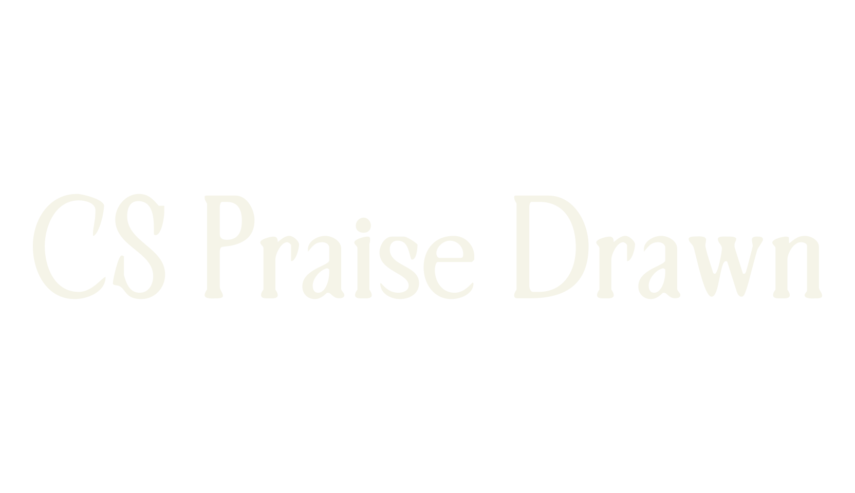 CS Praise Drawn, readable font preview