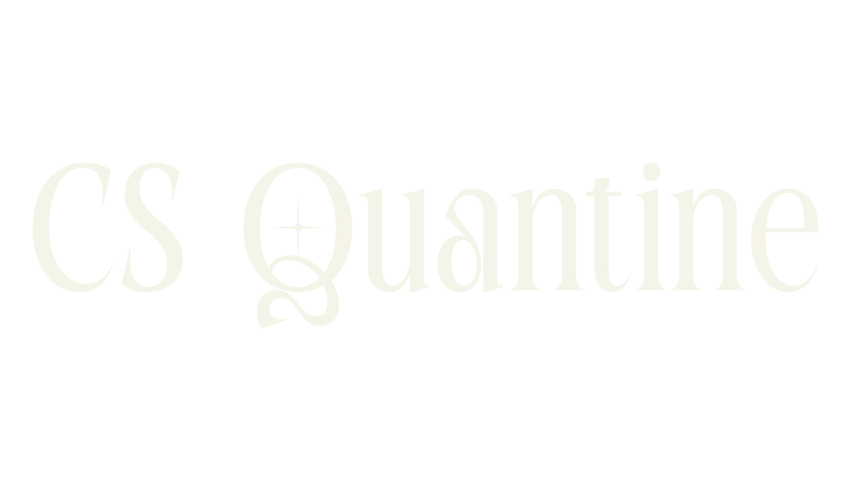 CS Quantine, logo font preview