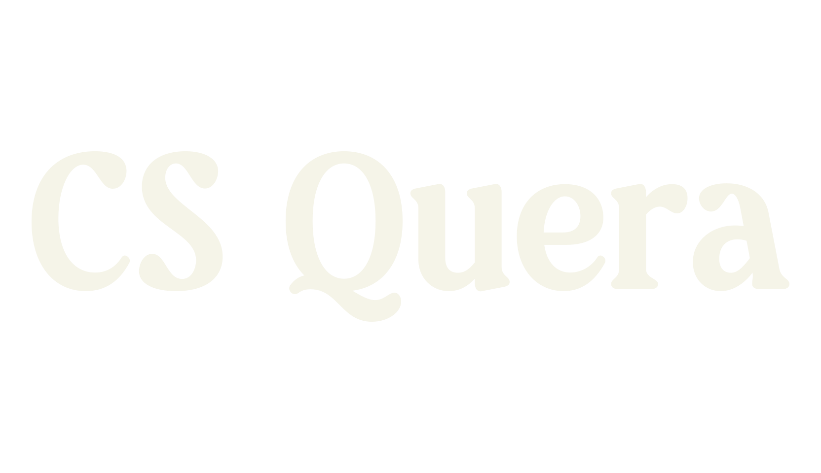CS Quera, poster font preview