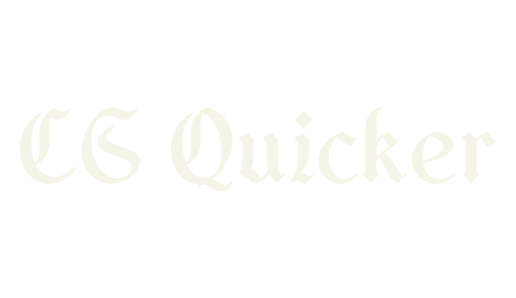 CS Quicker, blackletter font preview