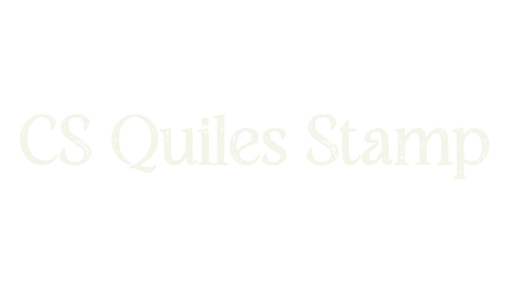 CS Quiles Stamp, serif font preview