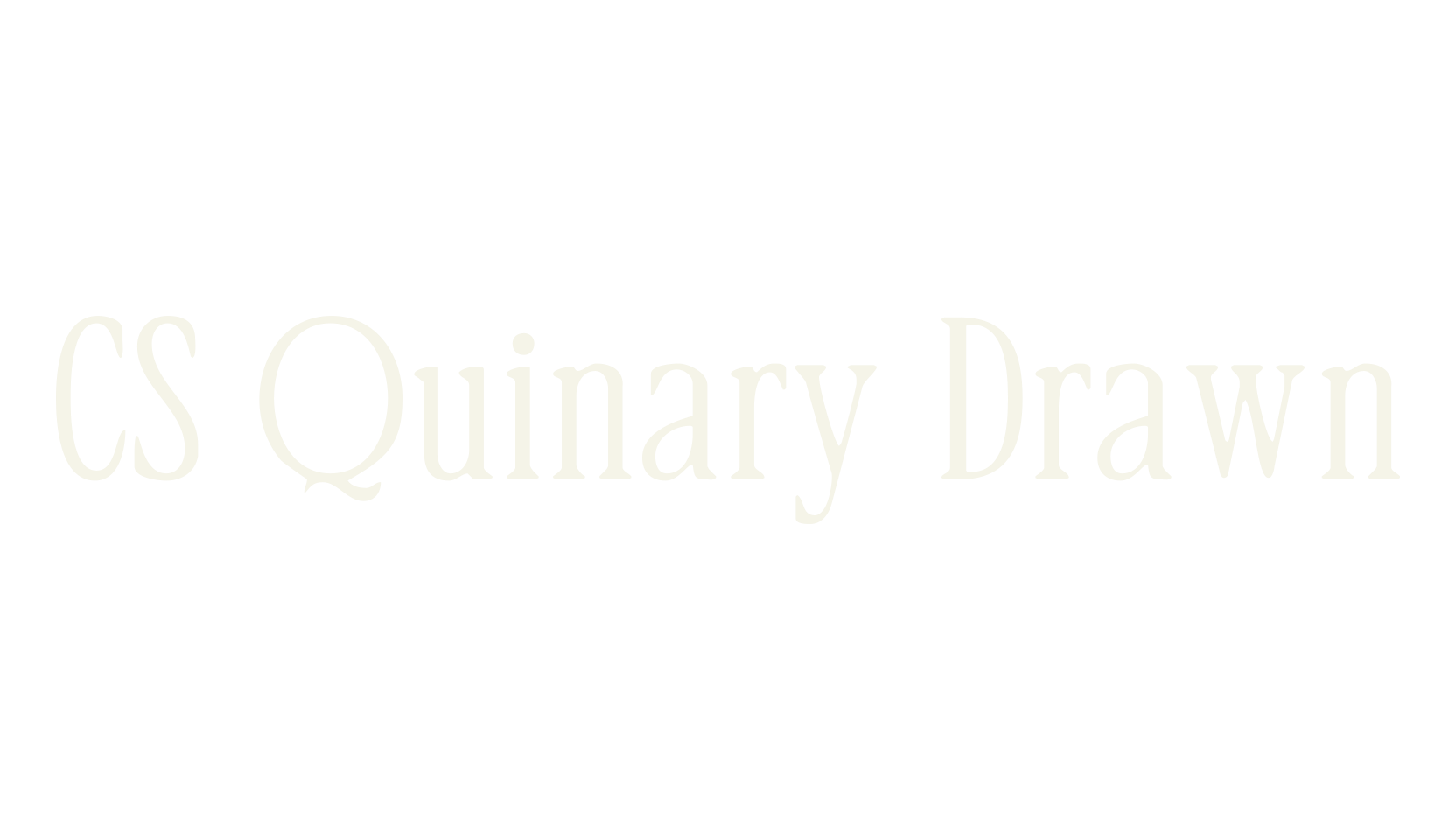 CS Quinary Drawn, display market font preview