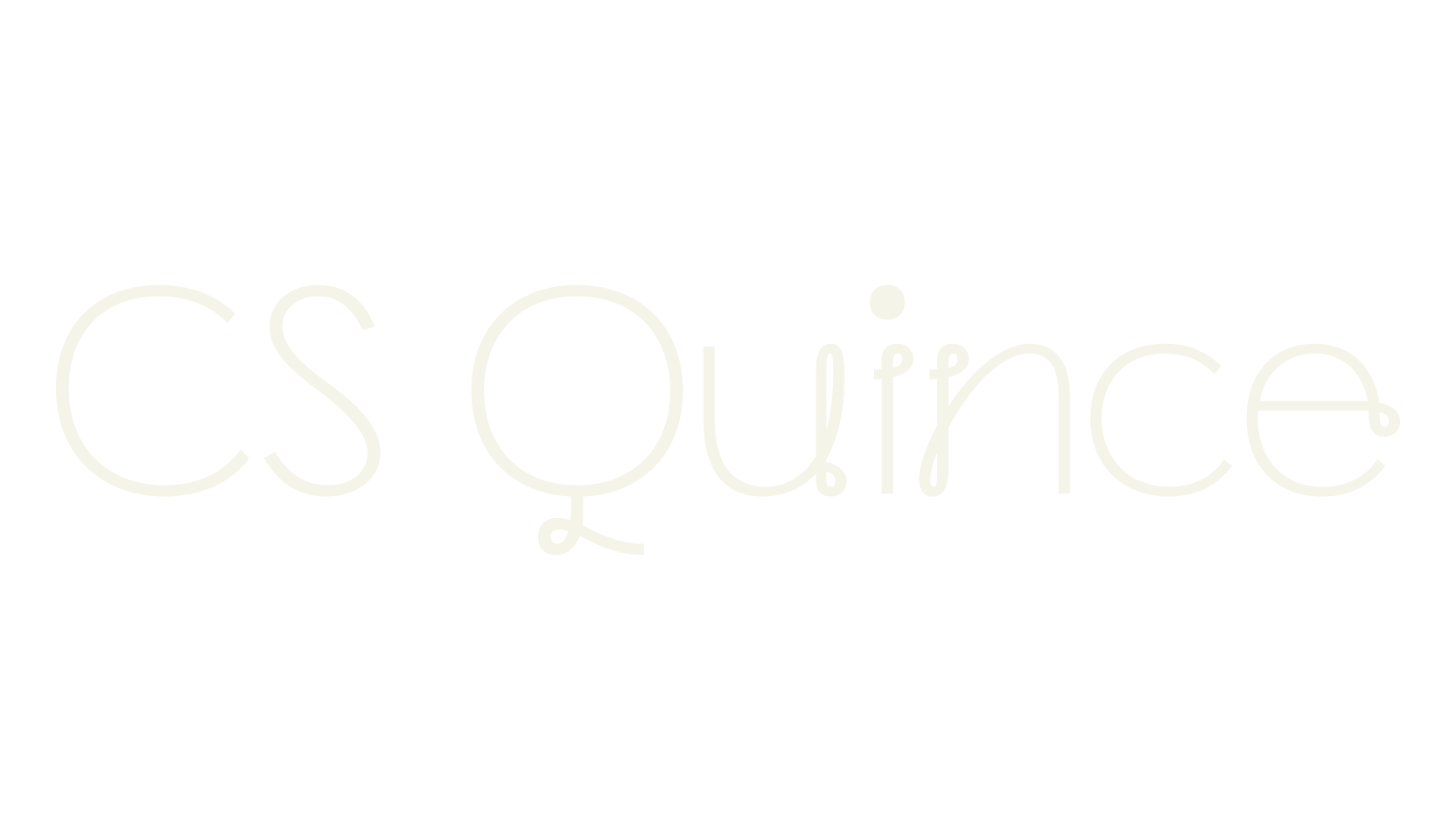 CS Quince, cute font preview