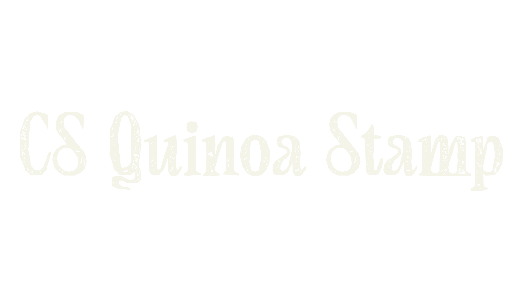 CS Quinoa Stamp, serif font preview