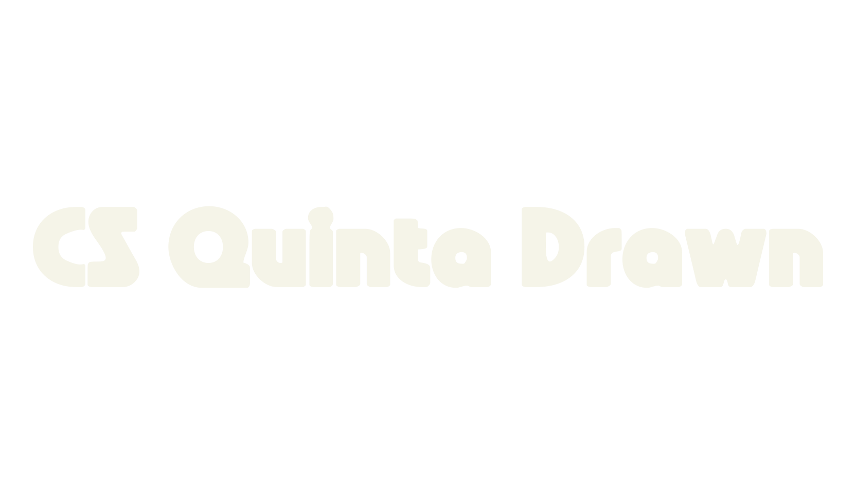 CS Quinta Drawn, display market font preview