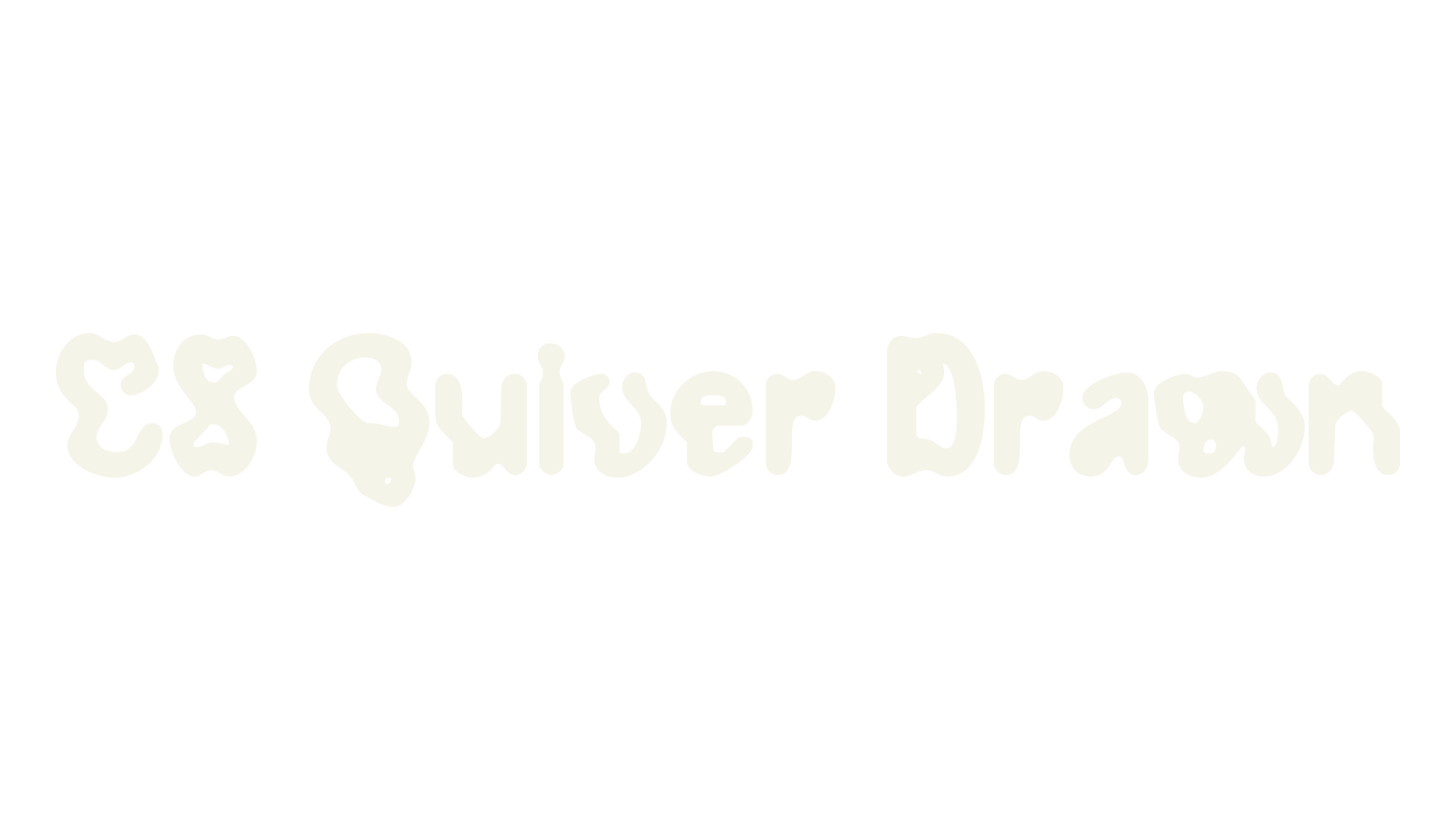 CS Quiver Drawn, trippy font preview