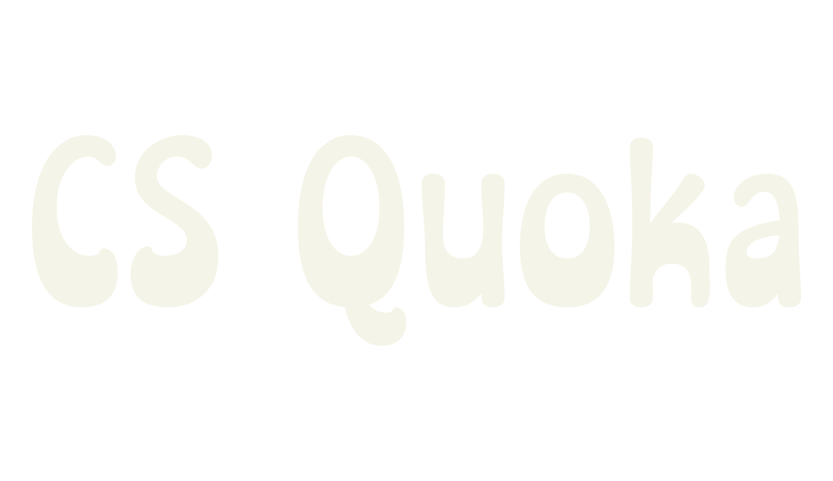 CS Quoka, retro font preview