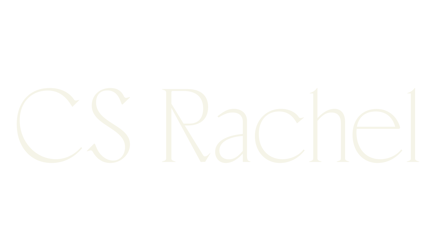 CS Rachel, elegant font preview