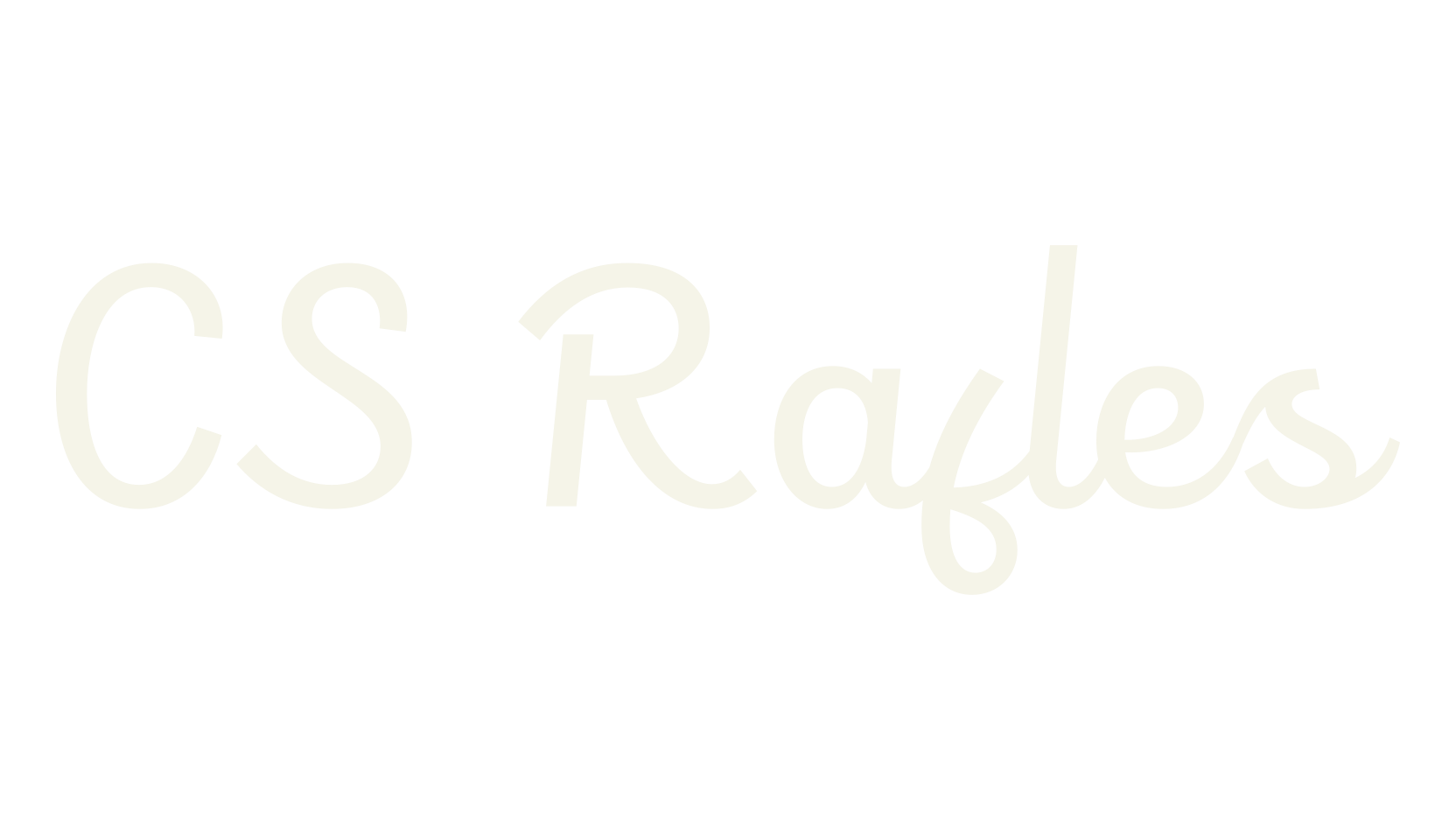 CS Rafles, script font preview