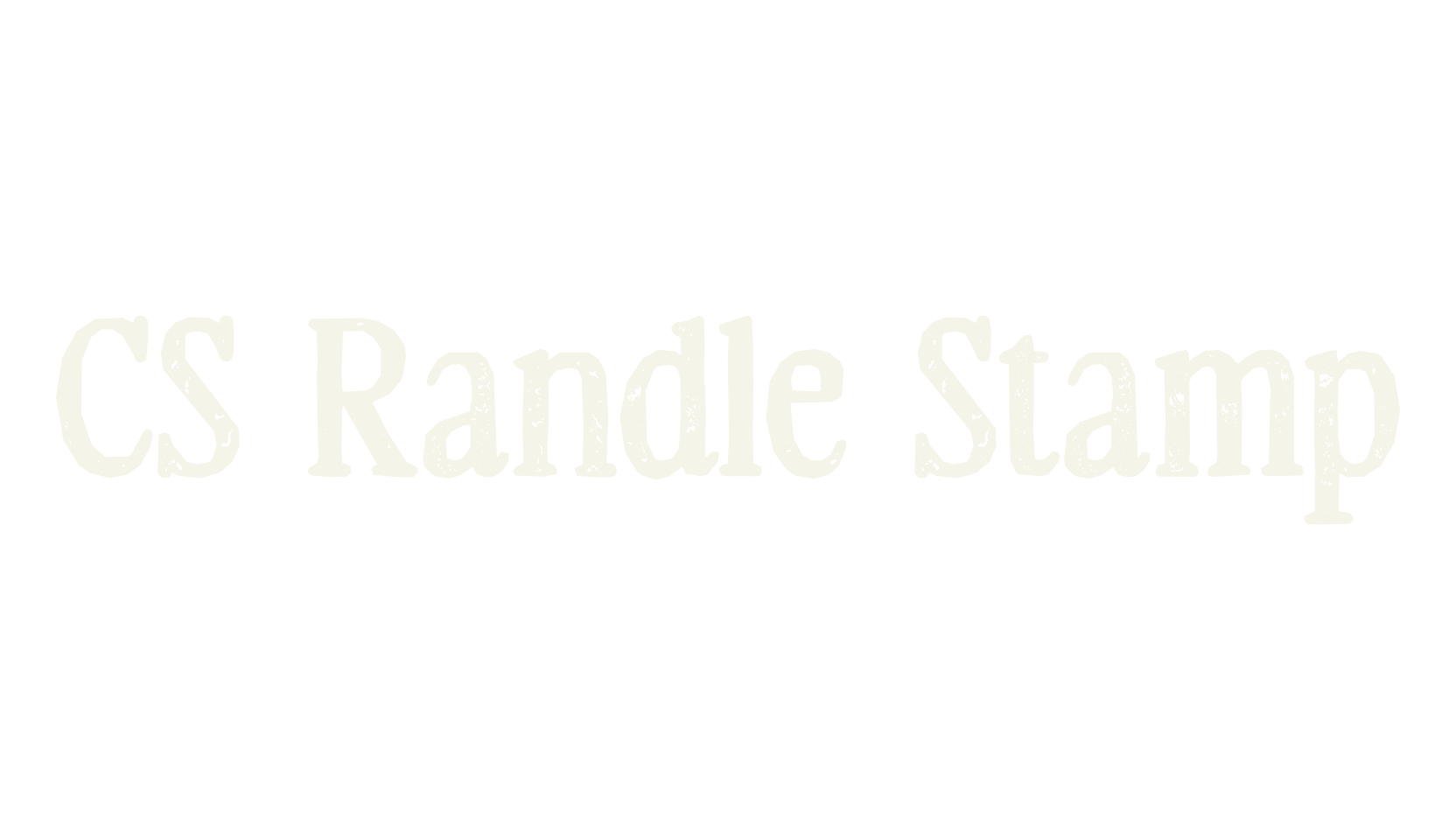 CS Randle Stamp, serif font preview
