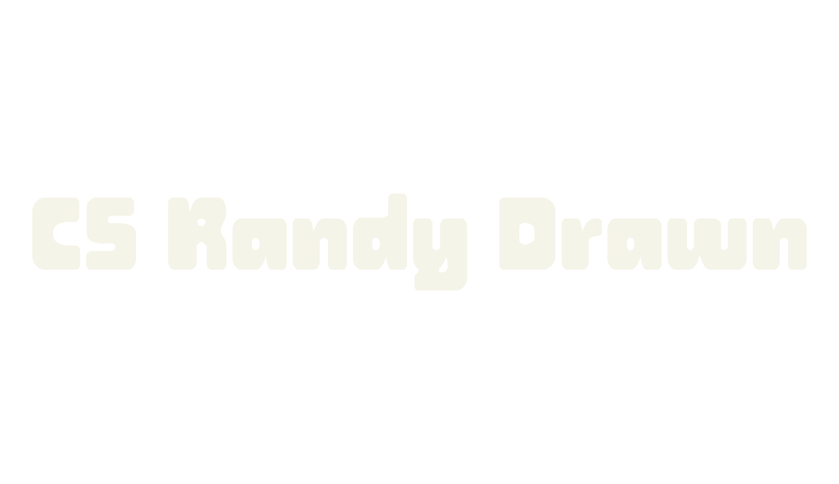 CS Randy Drawn, hand drawn font preview