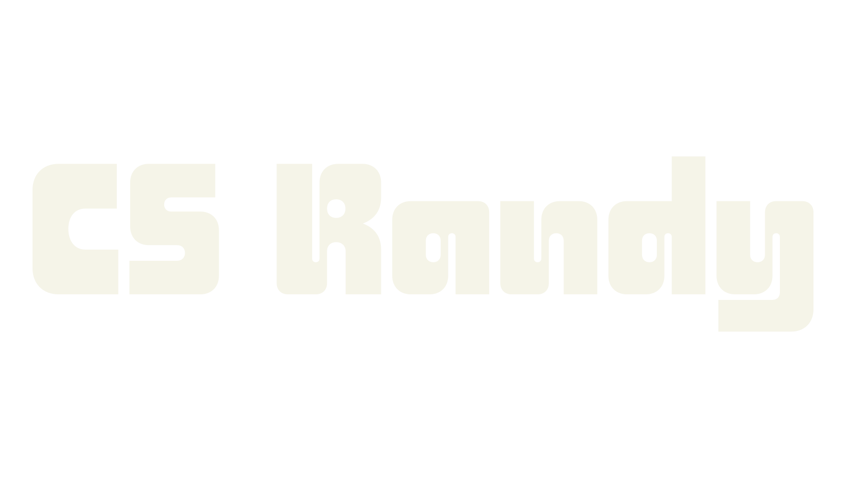CS Randy, bold font preview
