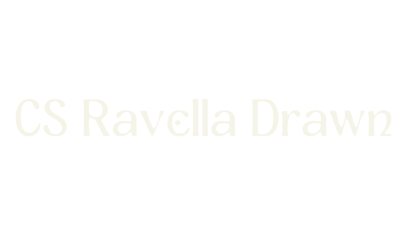 CS Ravella Drawn, uncial font preview